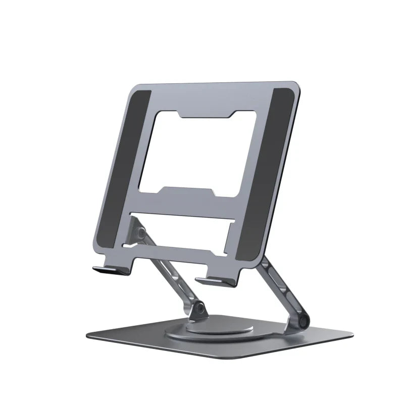 Suporte de Alumínio Giratório 360° para Notebook – Ergonomia