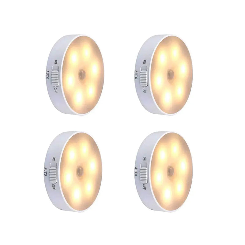 Luminária LED com Sensor de Presença Recarregável USB