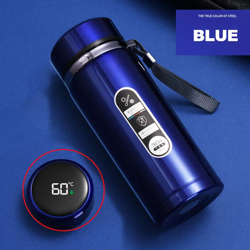 Garrafa Térmica LED 500ML-1L – Aço Inoxidável