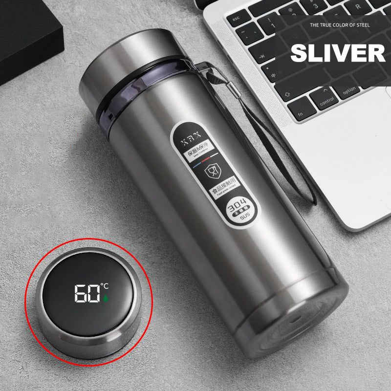 Garrafa Térmica LED 500ML-1L – Aço Inoxidável