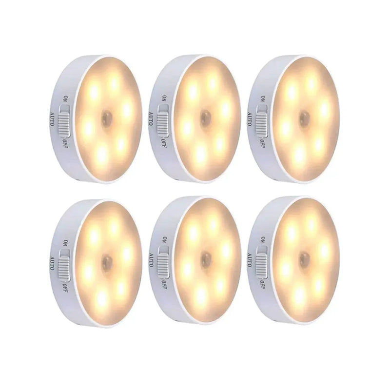 Luminária LED com Sensor de Presença Recarregável USB