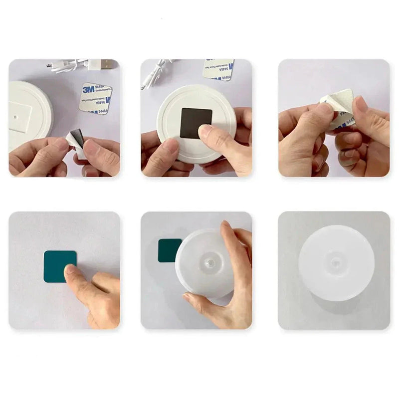 Luminária LED com Sensor de Presença Recarregável USB