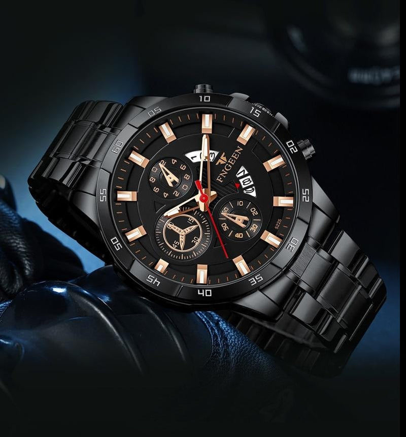 Relógio FNGEEN Pro Masculino – Estilo e Resistência