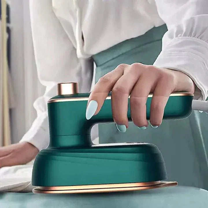 Mini Ferro de Passar Portátil a Vapor – Leve, Rápido e Eficiente