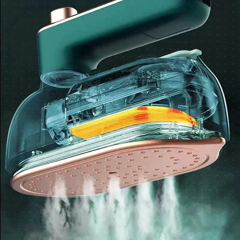 Mini Ferro de Passar Portátil a Vapor – Leve, Rápido e Eficiente
